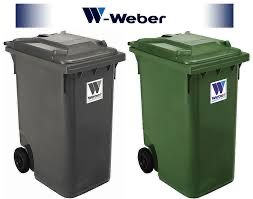 Контейнер для сміття 120л. 240л.  Євроконтейнер для сміття пластиковий