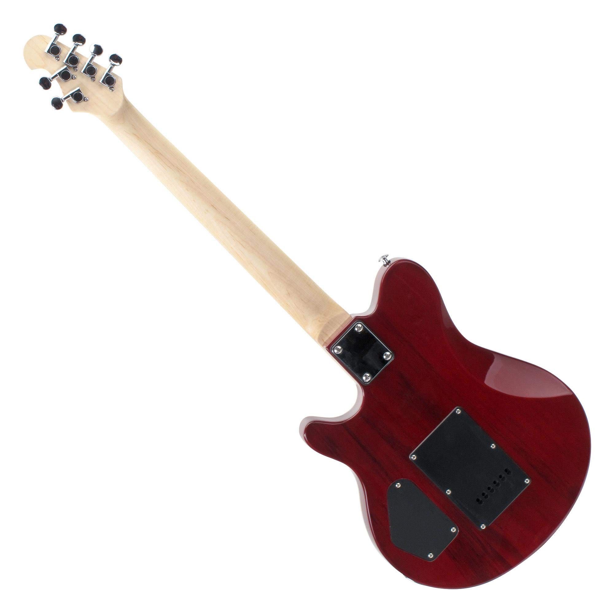 Rocktile Pro MM150-TR gitara elektryczna Przezroczysty Czerwony