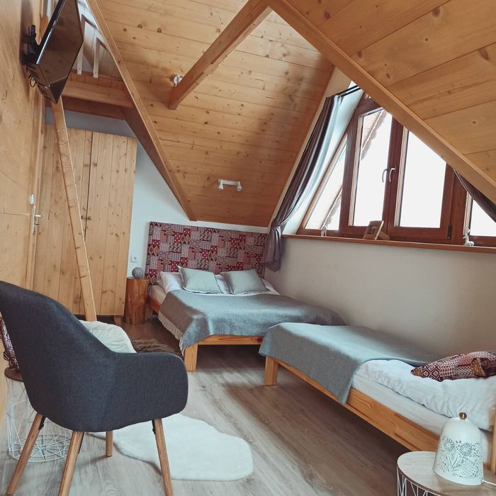 Domek- sauna, jacuzzi, piękny widok, bez sąsiadów