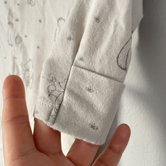 Tu Disney kubuś puchatek Piżamka pajacyk śpiochy 100% bawełna 62 - 68