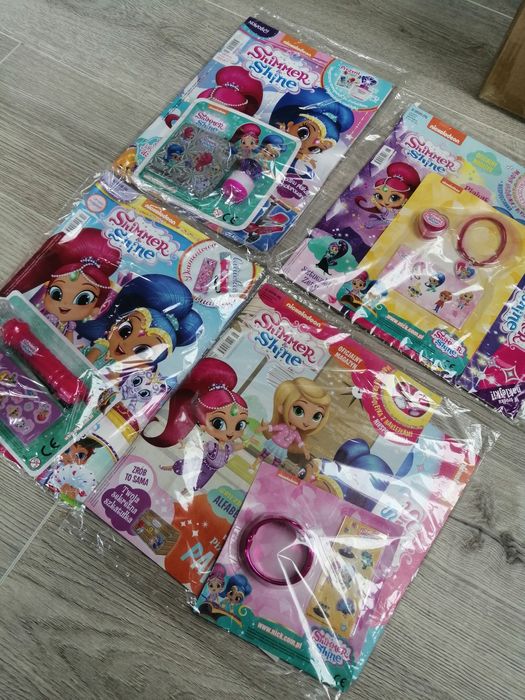 Gazetki z gadżetami dla dzieci Shimmer Shine