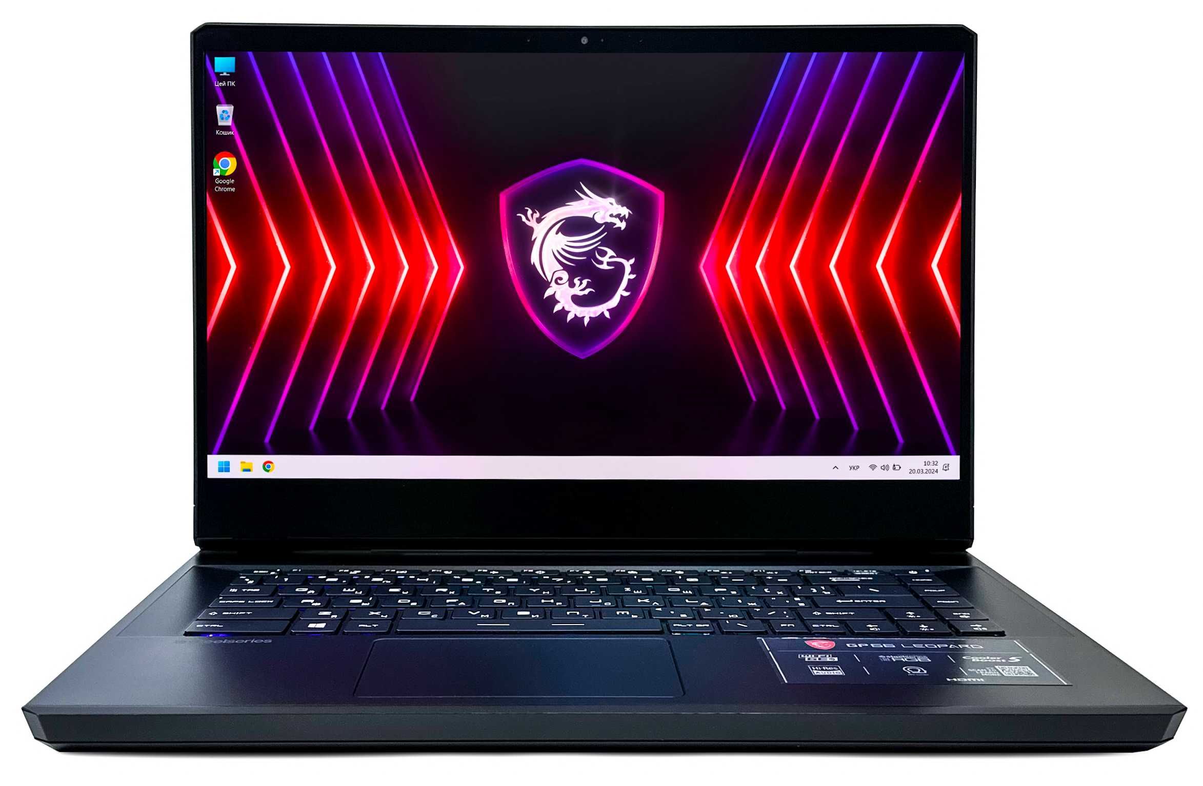 Ноутбук MSI GP66 Leopard 11UH: Core i7-11800H/32ГБ/RTX3080/15.6"