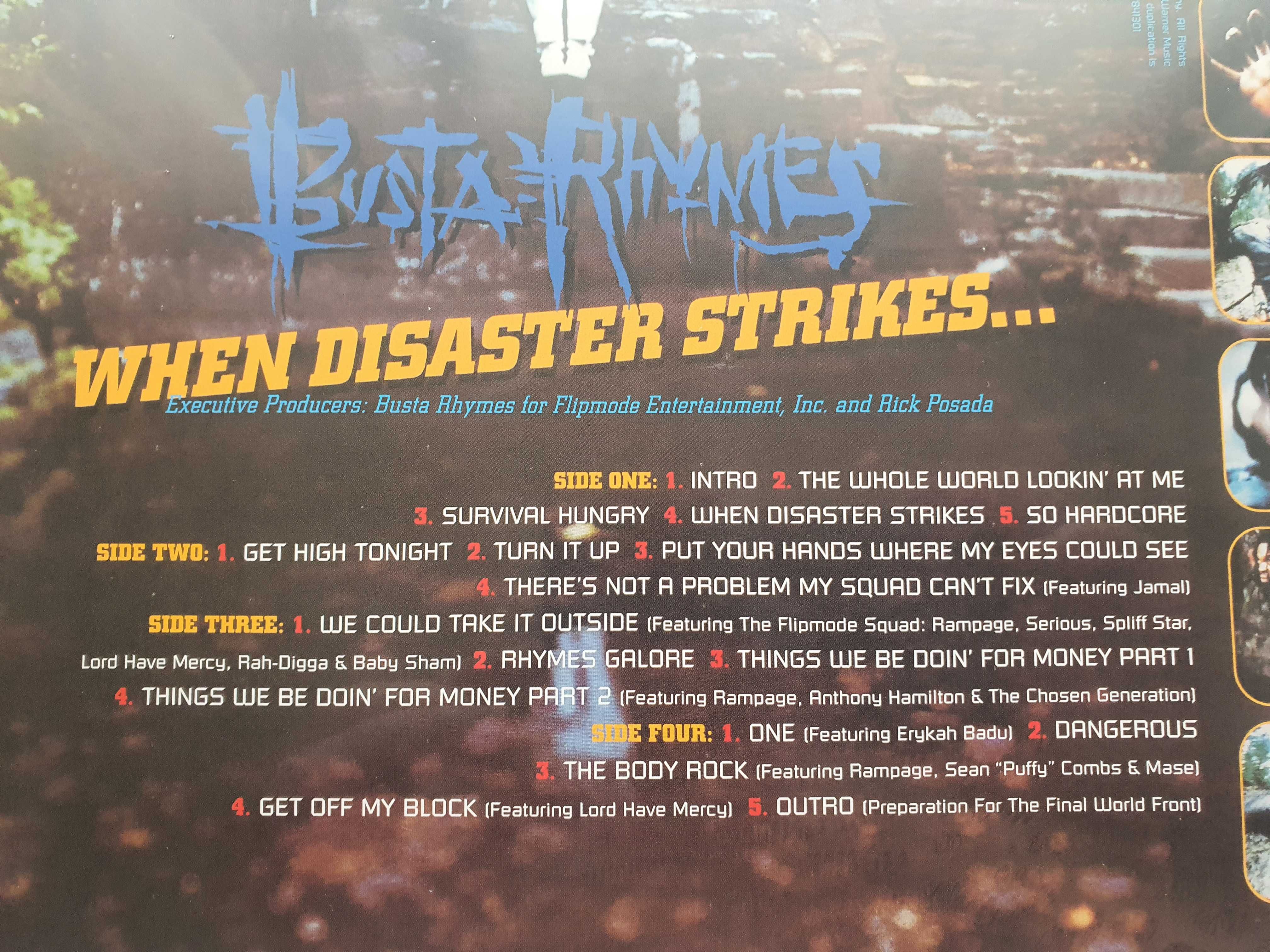 Busta Rhymes -When Disaster Strikes/Winyl/LTD/2LP/
