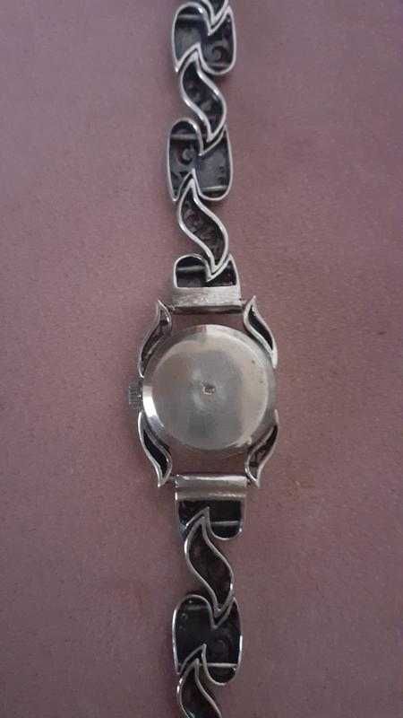 Часы серебро 925 с браслетом