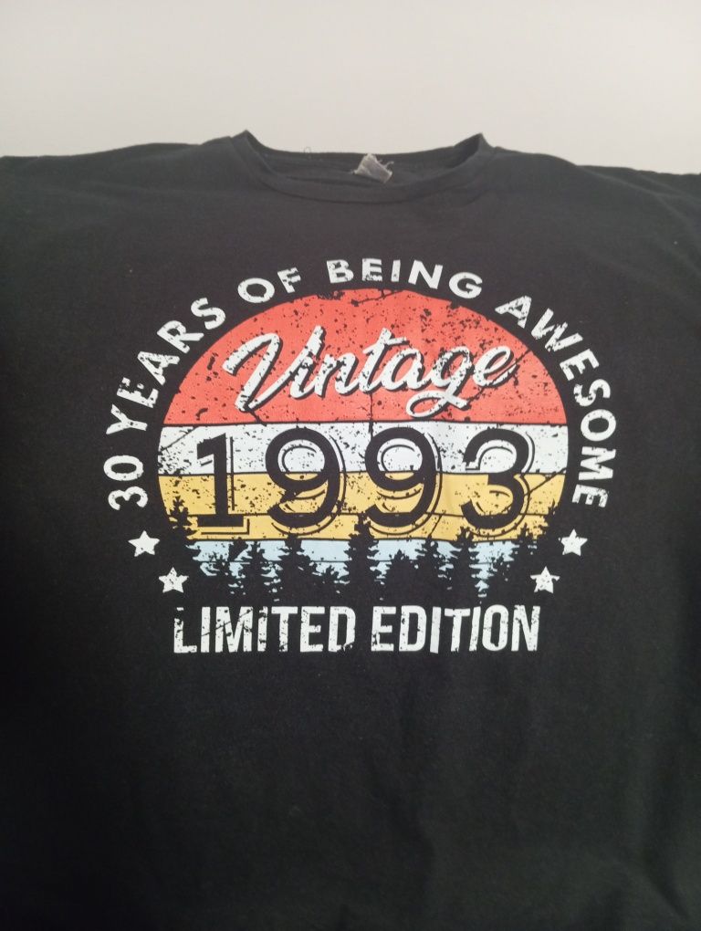 Bluzka t-shirt 1993 Vintage Limited Edition JHK 100% Cotton