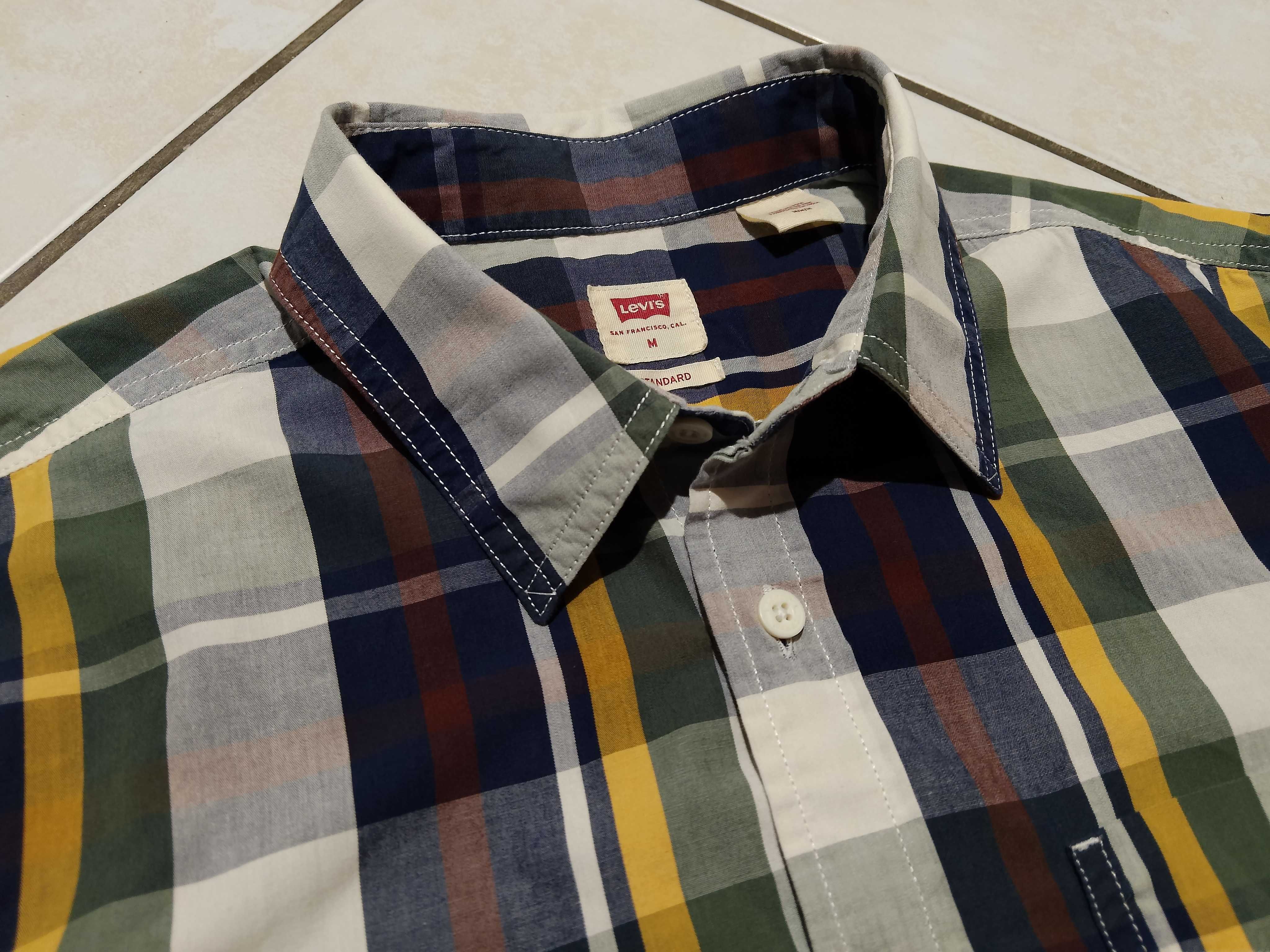 LEVIS - NOWA! z LOGO Koszula Męska rozmiar M