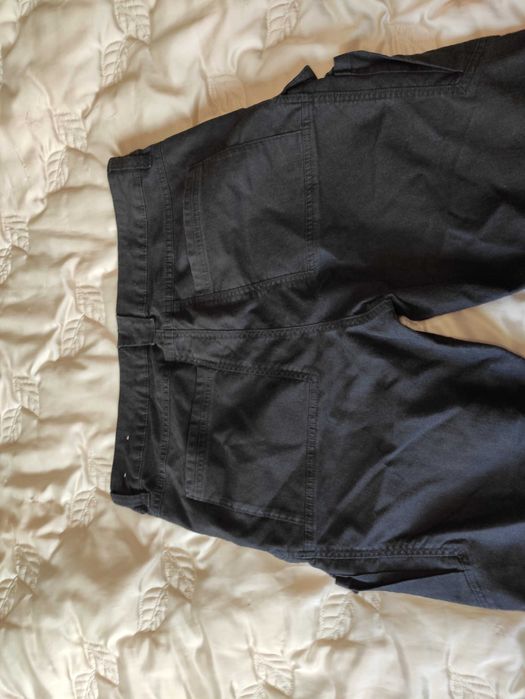 Męskie spodnie robocze Engelbert Strauss Cargo Denim Vintage r. 58