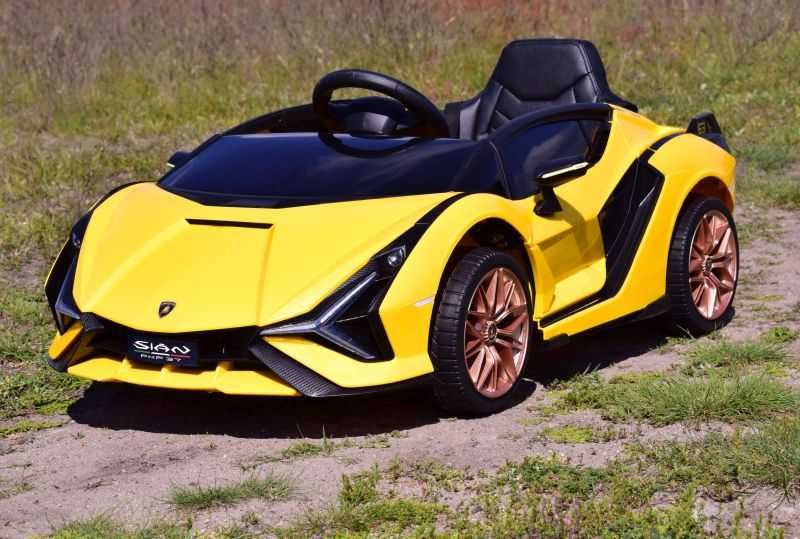 Auto samochód na akumulator LAMBORGHINI SIAN samochody sportowe FULL