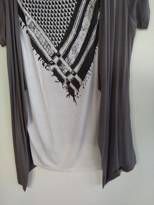 Casaco e bLusa 2 em 1 com brilho - Tamanho XXL