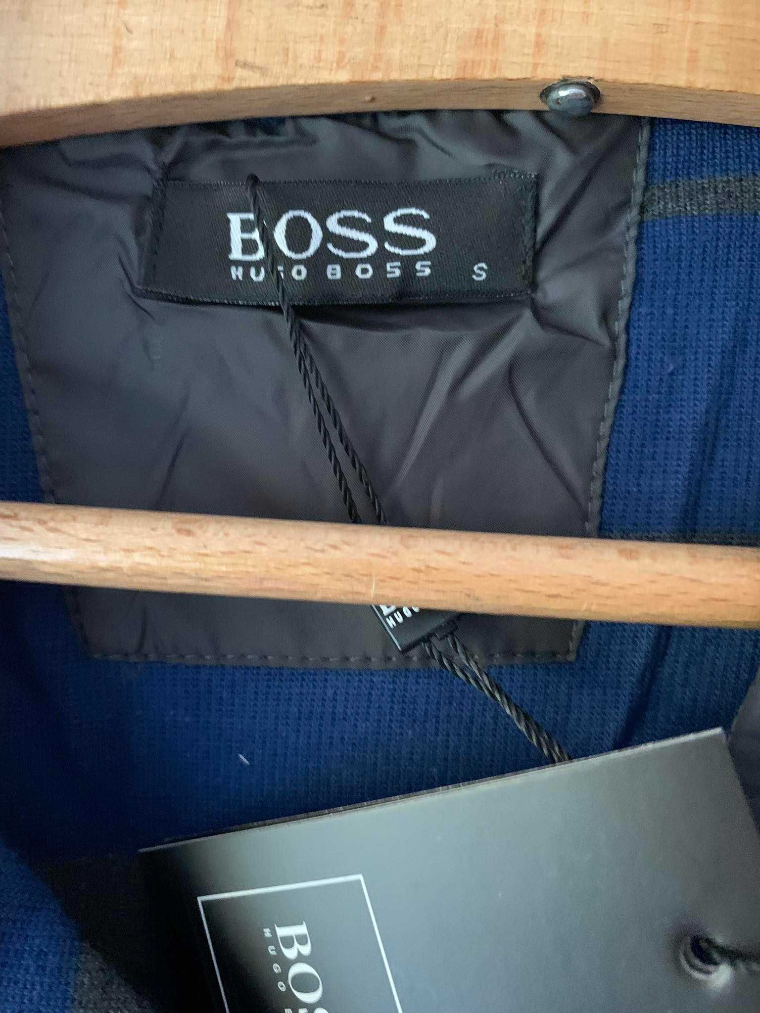 Męska bluza polo nowa długi rękaw wyszywane Hugo Boss