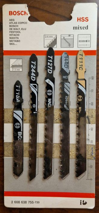 Пилки Bosch для лобзика