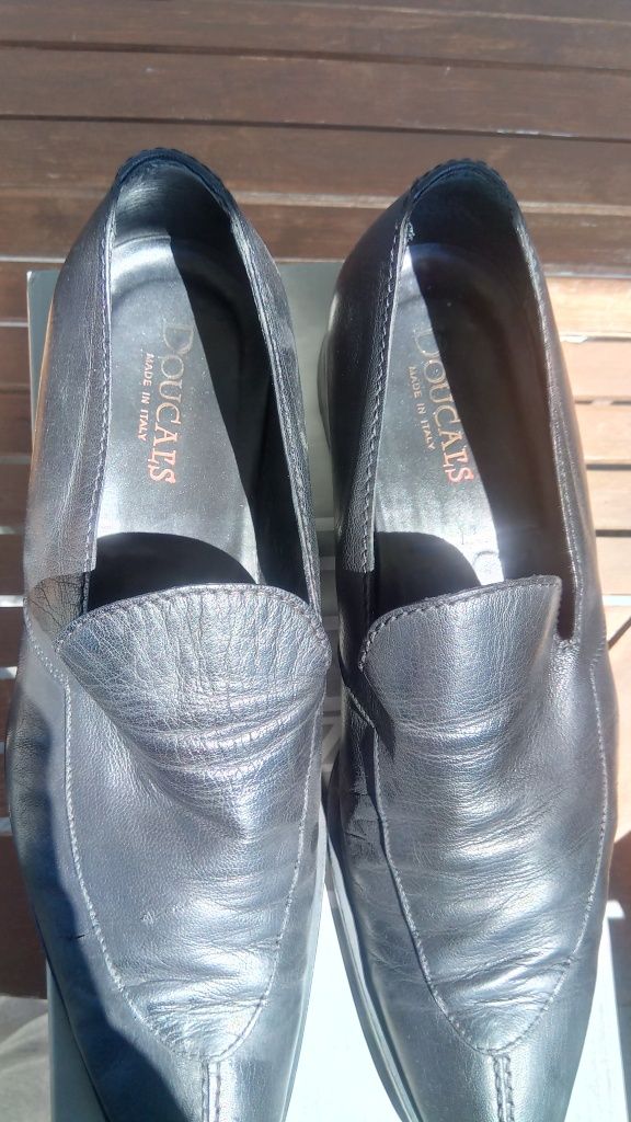 Doucals włoskie  buty skórzane męskie 43 28cm
