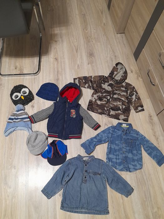 Paka zestaw ciuchów ubrań chłopięcych dla chłopca 80-86, 92-98, 1-3
