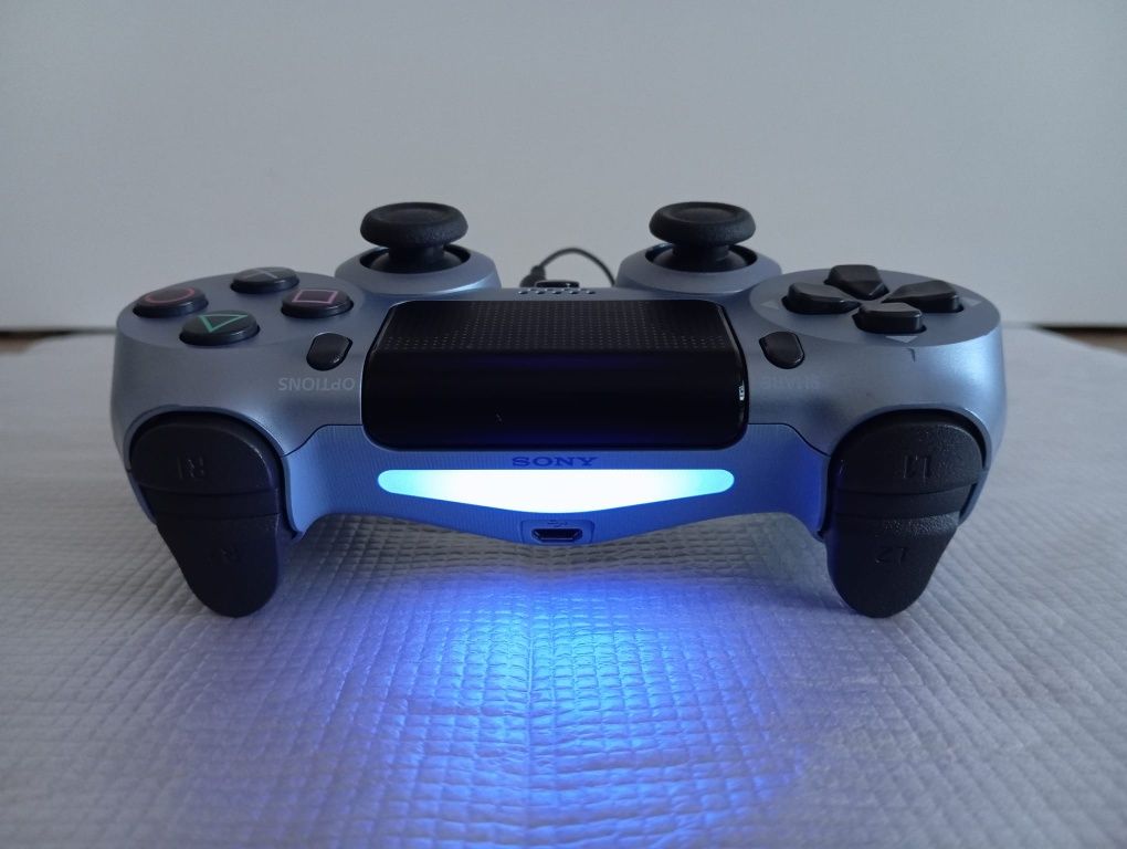Comando original Sony dualshock 4 V2 titanium blue, PS4 PlayStation 4