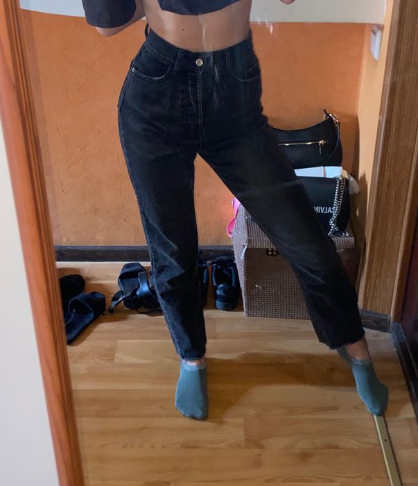 Джинси чорні зара ZARA