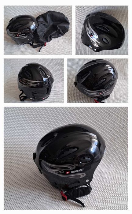 Kask na narty snowboard  zabawy na śniegu, pokrowiec