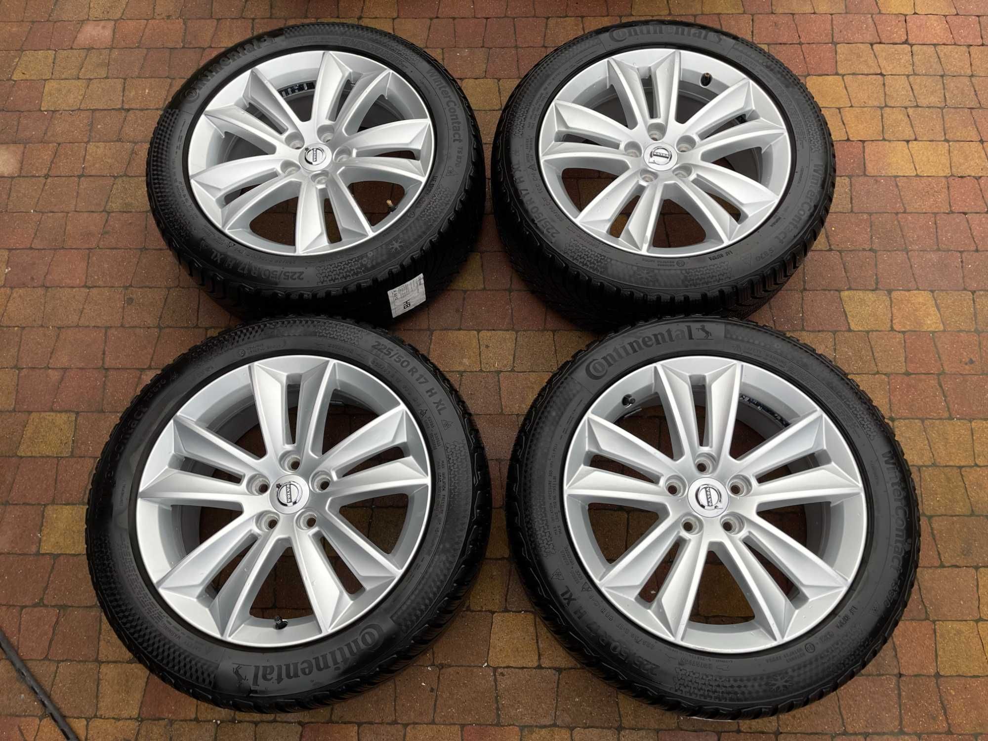 3666. Koła zimowe Volvo S60 V60 II oryginał 5x108 225/50/17 8.5mm 23r