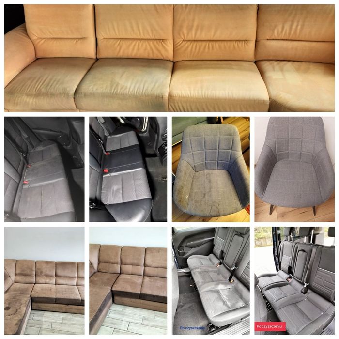 Pranie tapicerki meblowej i samochodowej . Wypierz narożnik na święta!