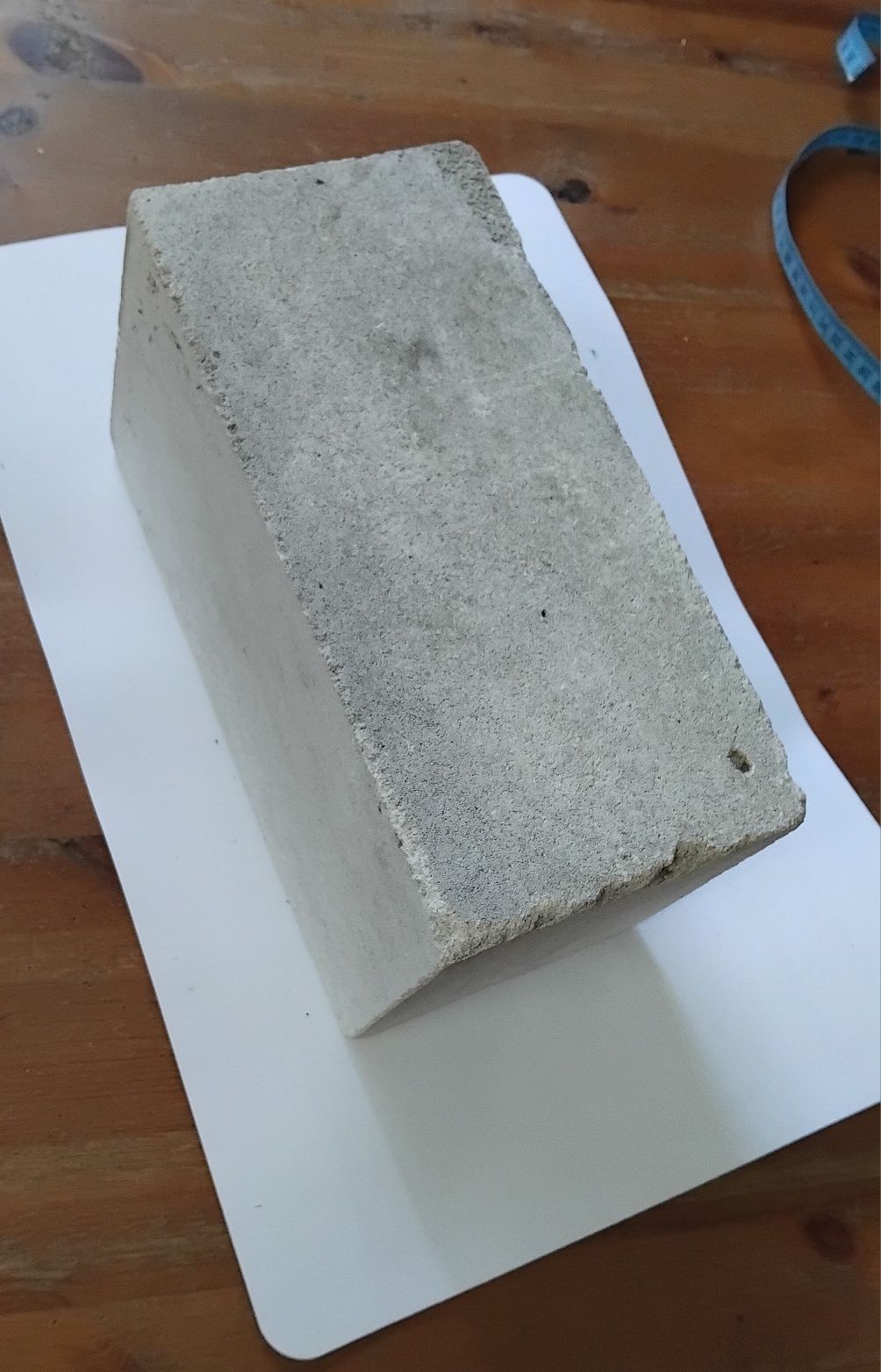 Bloczek betonowy cegła biala 25x13.5x12