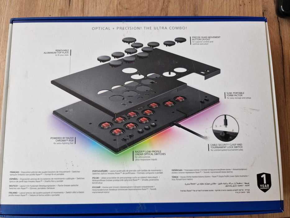 Razer Kitsune hitbox/leverless kontroler do PS5/PC stan idealny