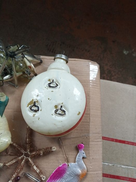 Большая ёлочная игрушка ссср часы новогодние