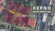Działka inwestycyjna pow. 0,1541ha - centrum Kępna