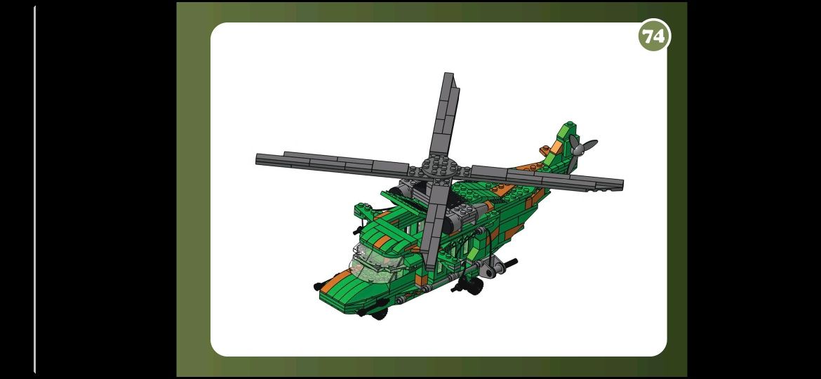 Śmigłowiec klocki blocki kb0917 Kompatybilny z LEGO 369 elementów!!!