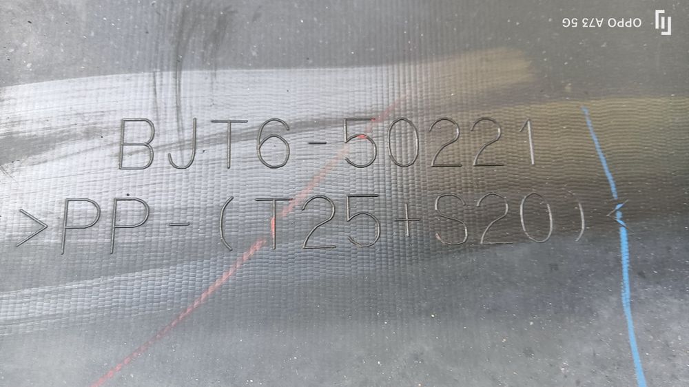 Parachoques Mazda 3 para choques 2015