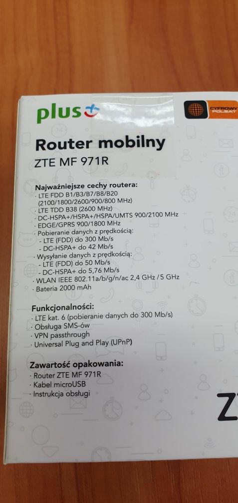 Router ZTE MF 971R