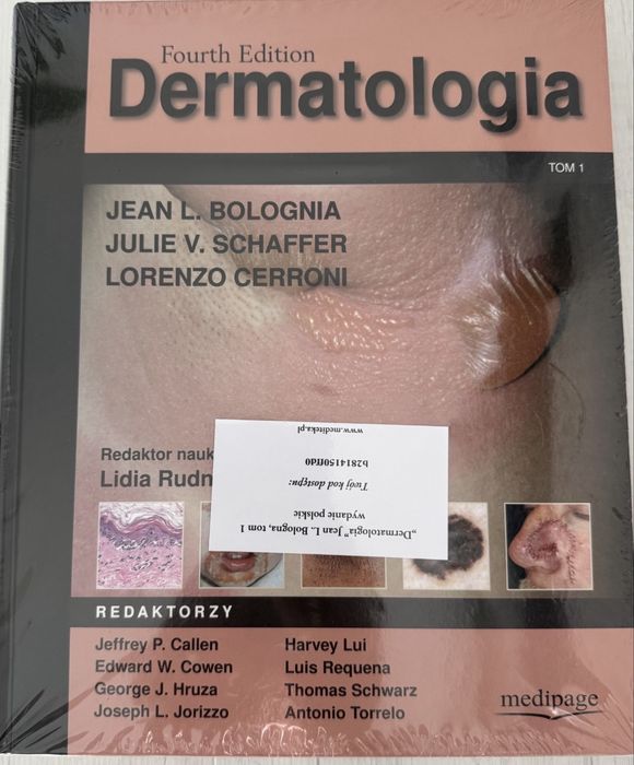 Dermatologia 4 edycja Bolognia Tom I