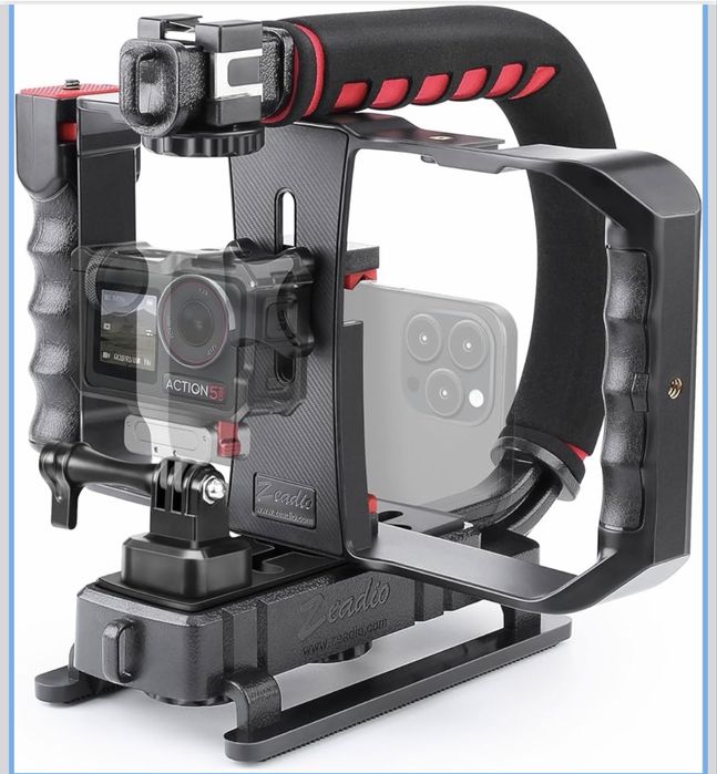 NOWY Zeadio Ręczny stabilizator akcji wideo ze smartfonem