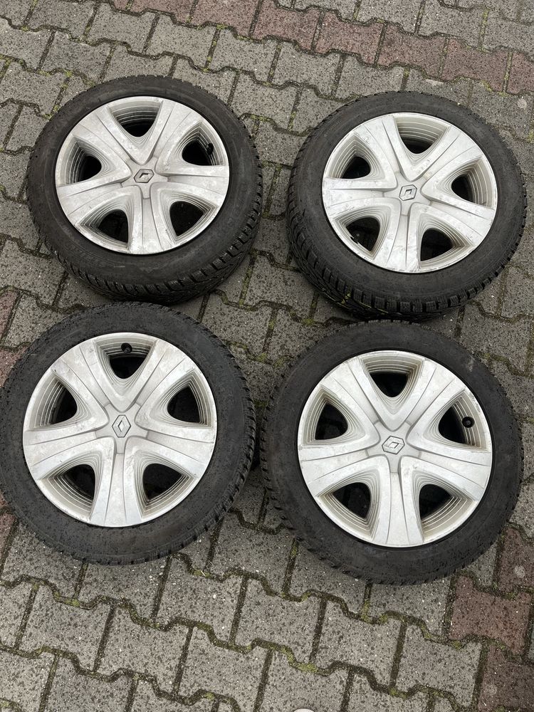 Felgi strukturalne renault clio 16 cali 6.5J ET 44 4x100 plus opony