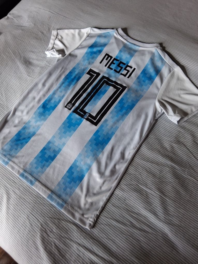 Camisola de futebol da Argentina do Messi