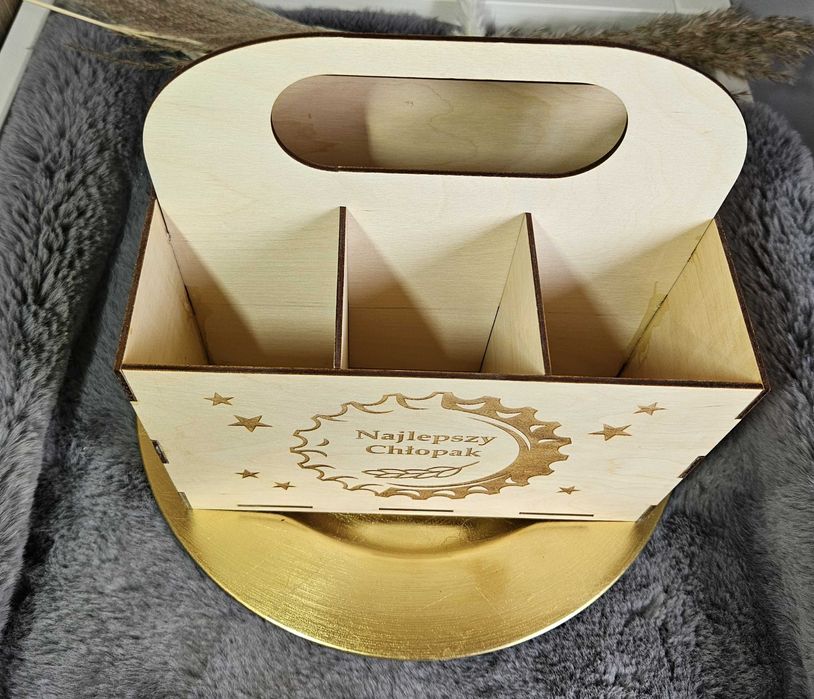 Prezent na dzień Chłopaka skrzynka na piwo grawer