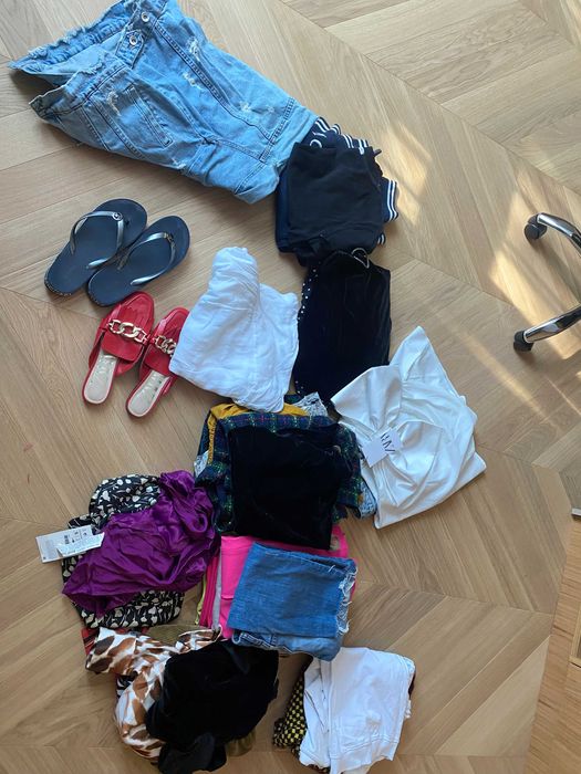 Paczka ubrań - stan bardzo dobry/nowy - z metkami - Zara/Love Moschino