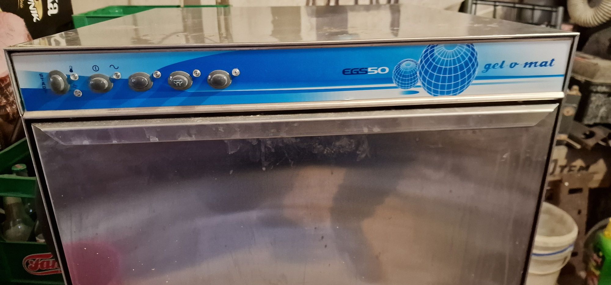Gel-omat egs50 zmywarka przemysłowa w wyparzarką