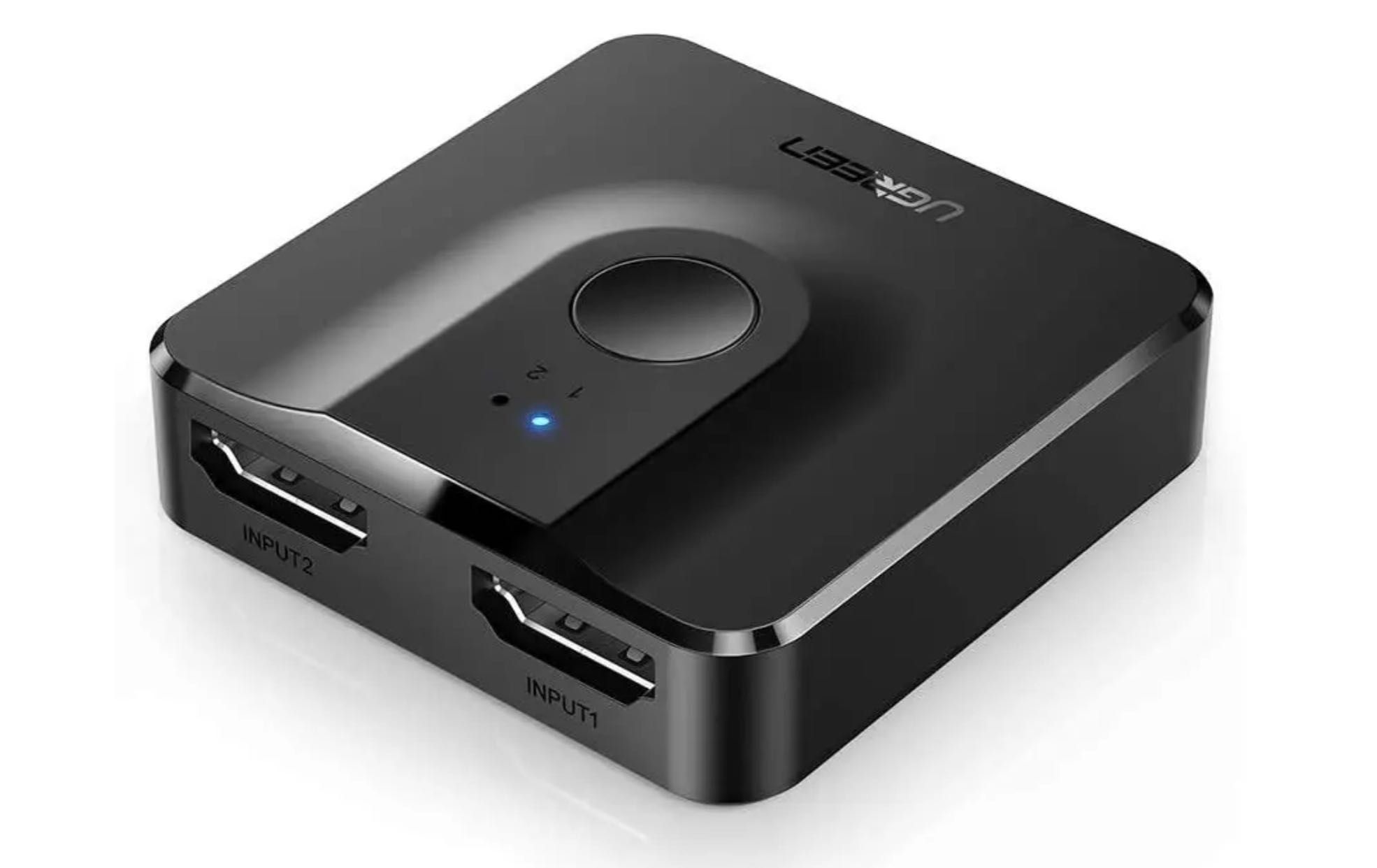 Сплітер Ugreen HDMI 2.0 двоспрямований перемикач switch