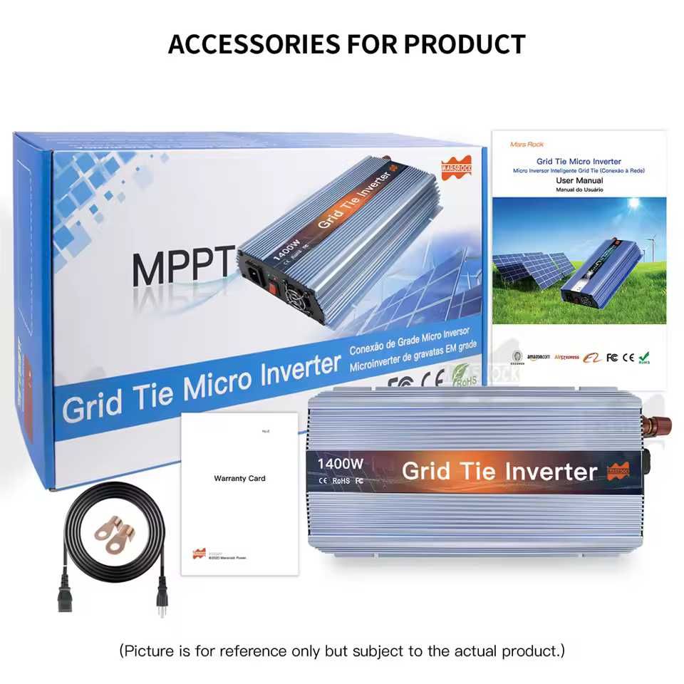 Inversor Grid Tie 1400w 36V (20-50VDC)