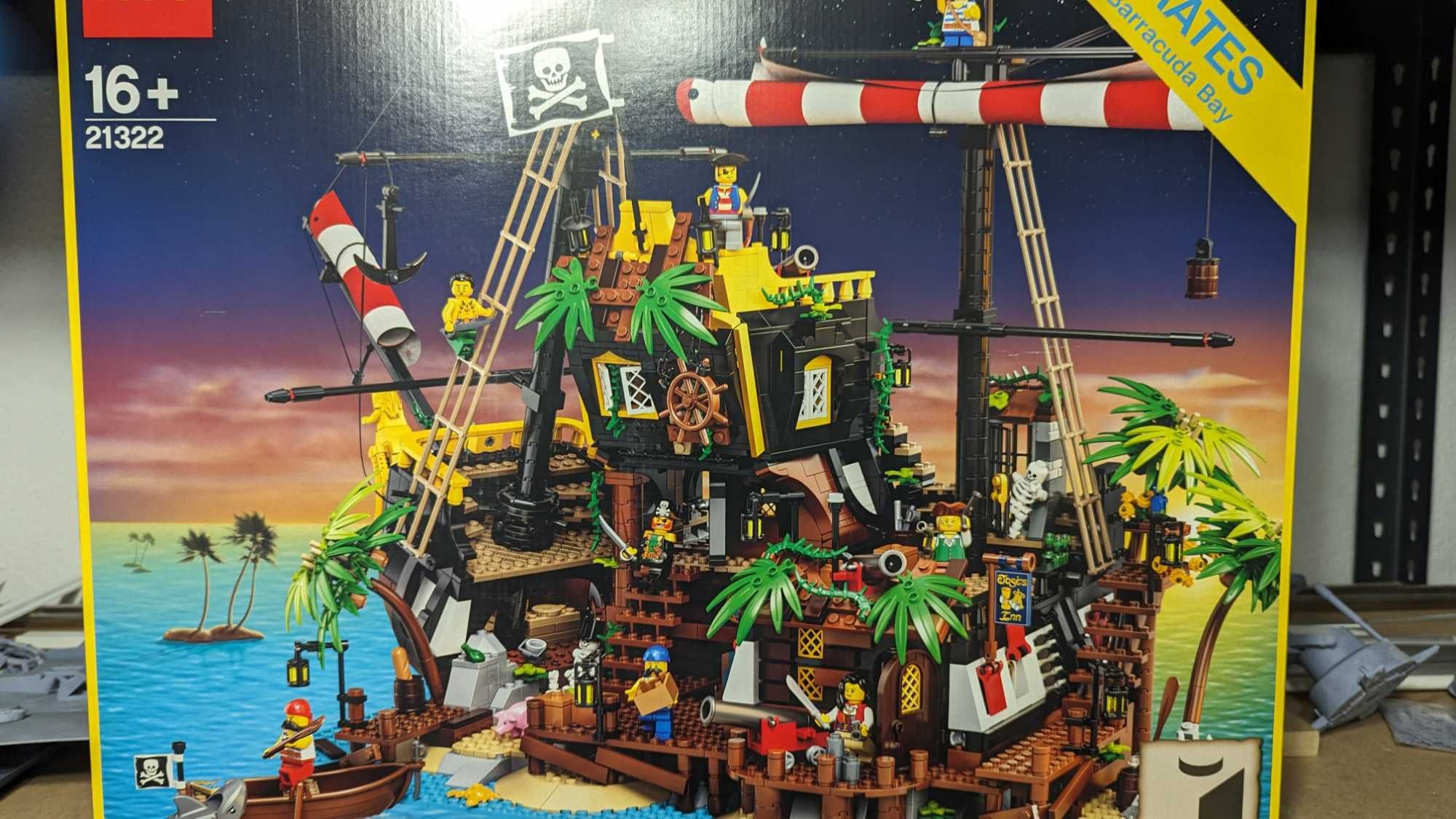 Lego 21322 IDEAS: Pirates of Barracuda Bay. Original, novo e selado.