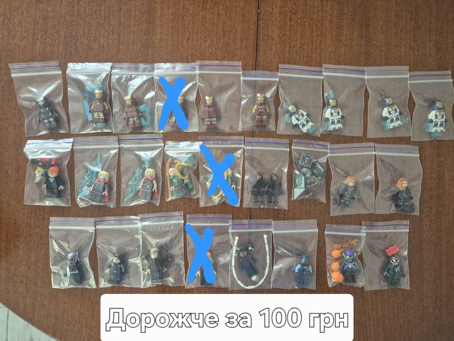 Оригінальні Lego Фігурки по Marvel, DC, Ninjago, Dreamzz, City та Інші