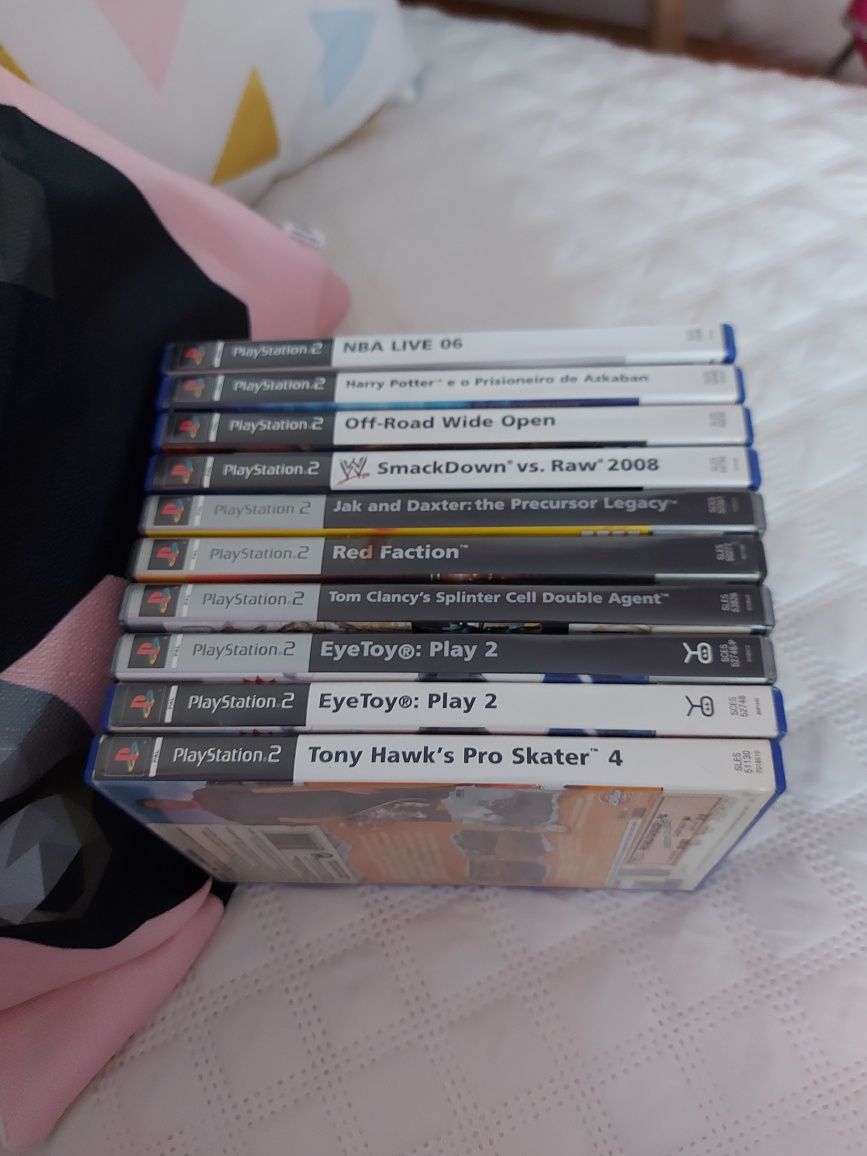 PSP2 Playstation 2 com jogos e eyetoy