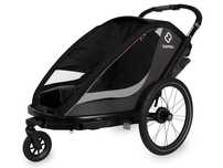 2w1 Przyczepka Rowerowa Dla Dziecka Hamax Cocoon Twin Grey/black