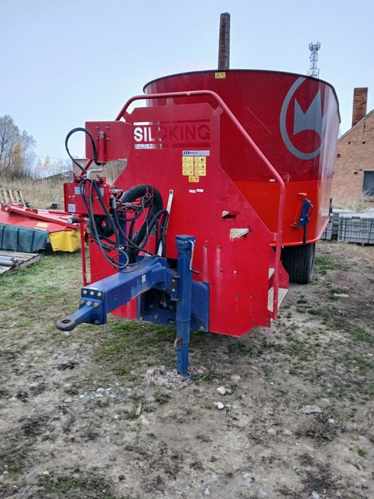 Wóz Paszowy Paszowóz SILOKING Tył Wysyp