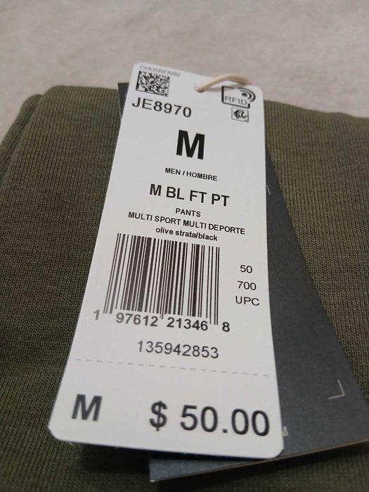 Оригінал Adidas Essentials Big Logo French Terry JE8970 штани