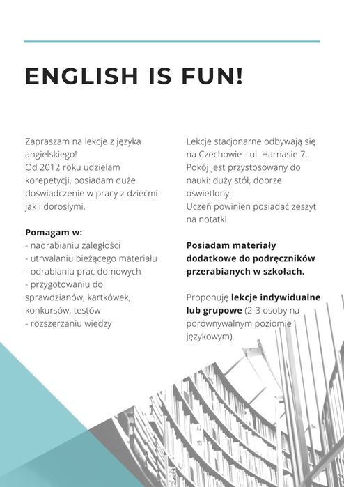 Korepetycje Czechów angielski skutecznie i przyjemnie lekcje