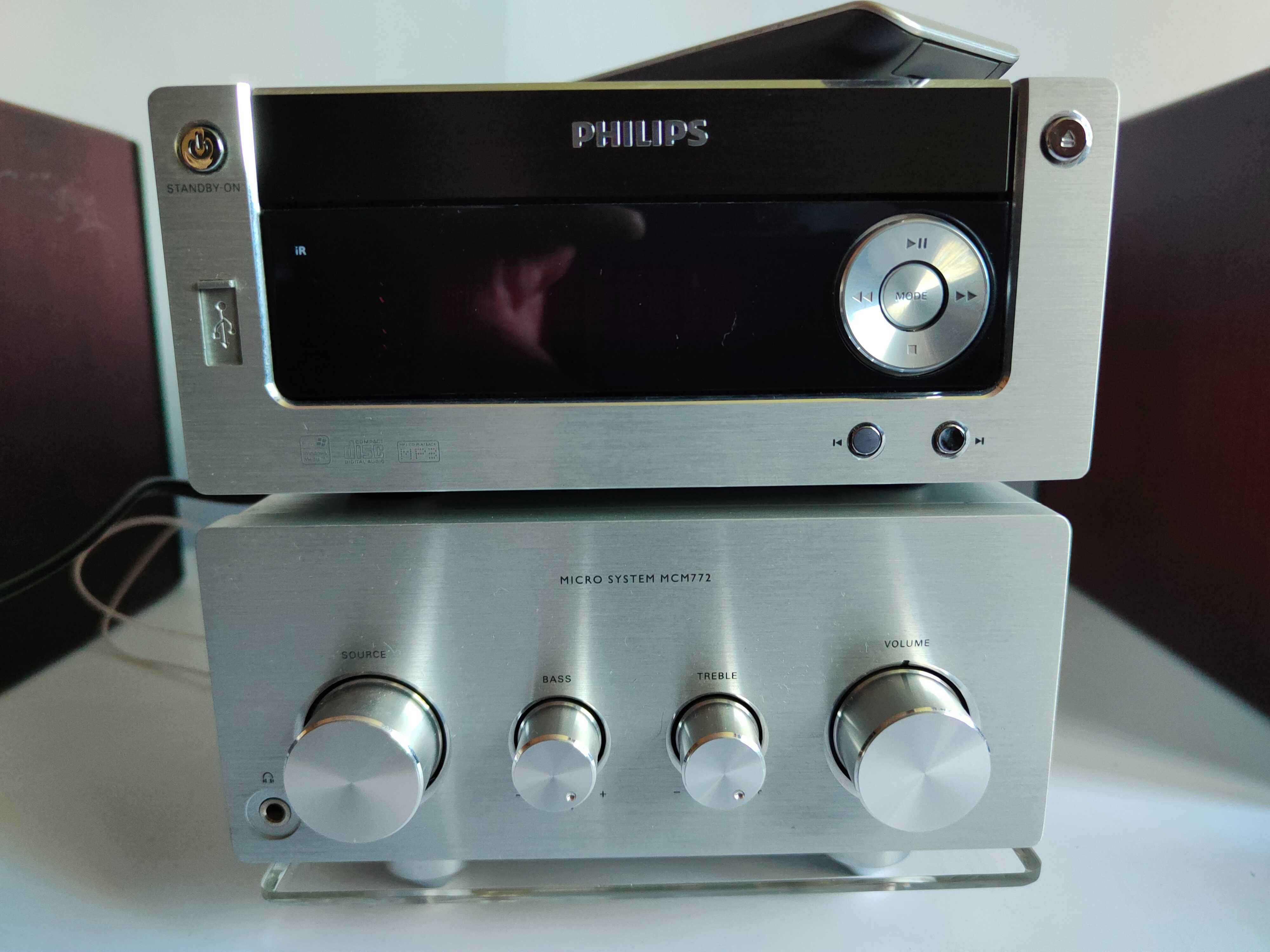 Philips Micro System MCM772 mikro wieża z kolumnami USB MP3