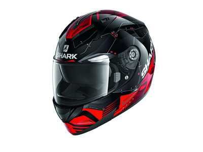 Kask integralny SHARK RIDILL 1.2 MECCA kolor czarny/czerwony