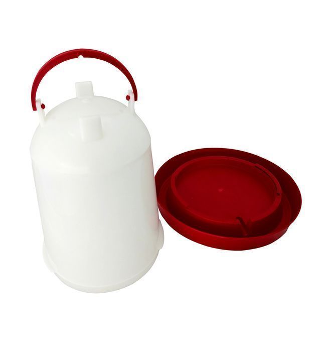 Zestaw Poidło 6L I Korytko Plastikowe Na Nóżkach 50Cm