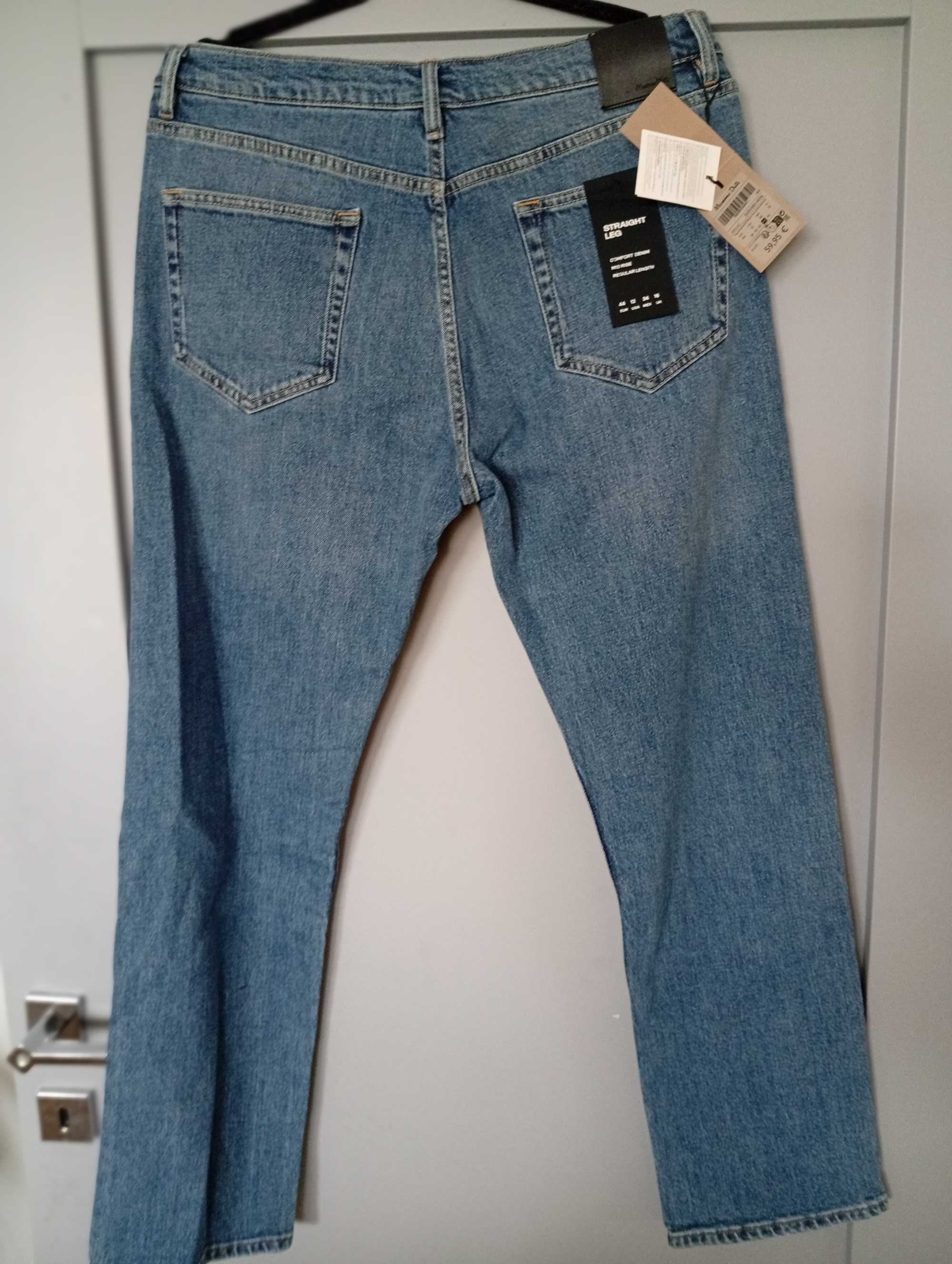 nowe jeansy proste