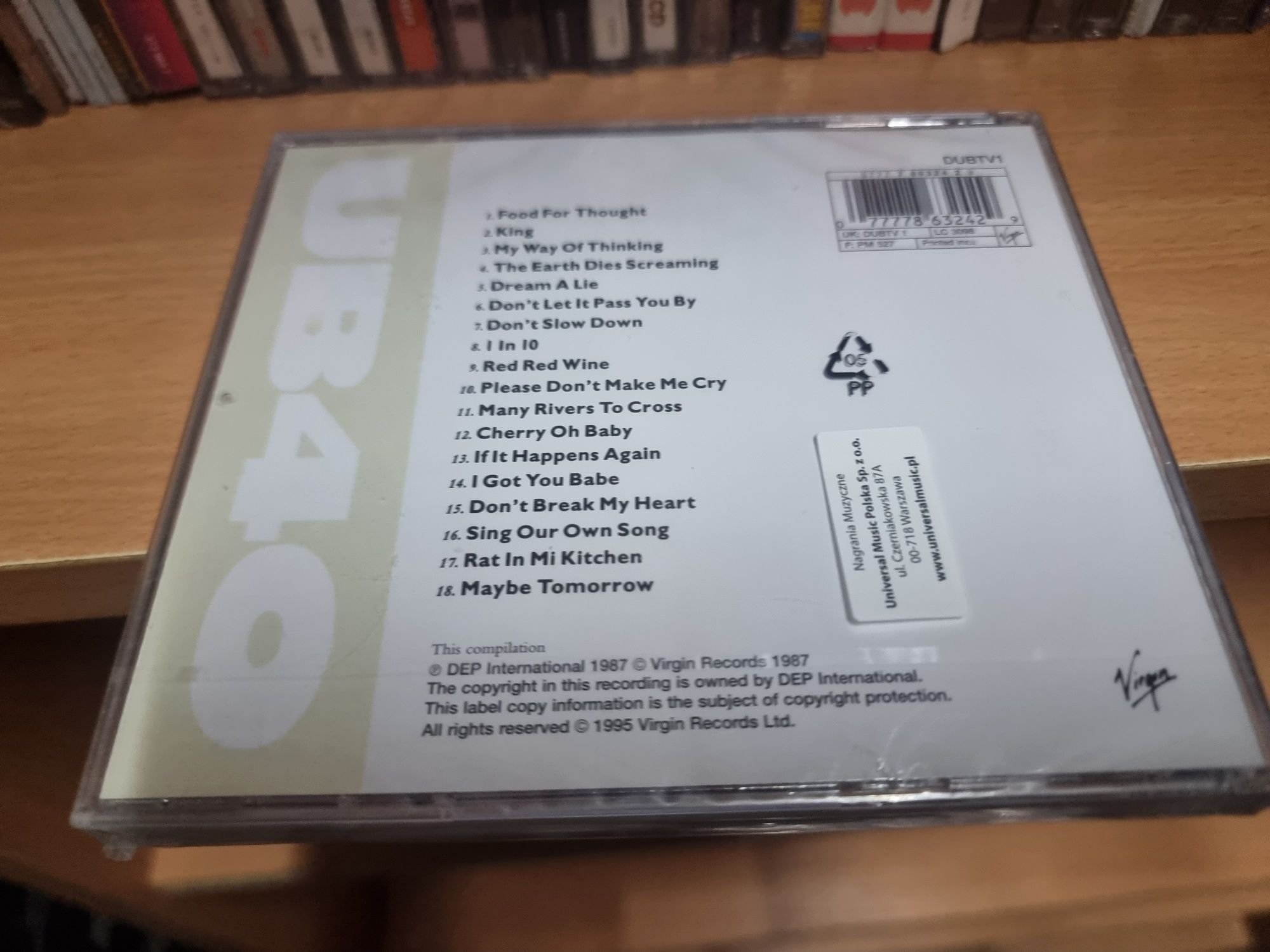 UB40 the best of Volume One Nowa zafoliowana płyta CD